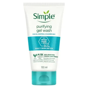 Simple Daily Skin Detox Purifying Gel Wash