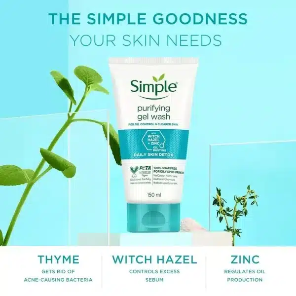 ژل شستشو صورت سیمپل مدل Purifying Gel - Image 4