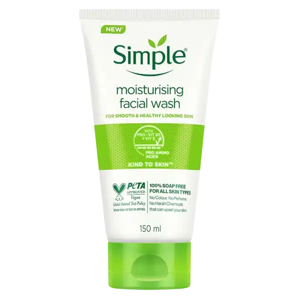 ژل شستشوی صورت سیمپل مدل Moisturizing - Image 1